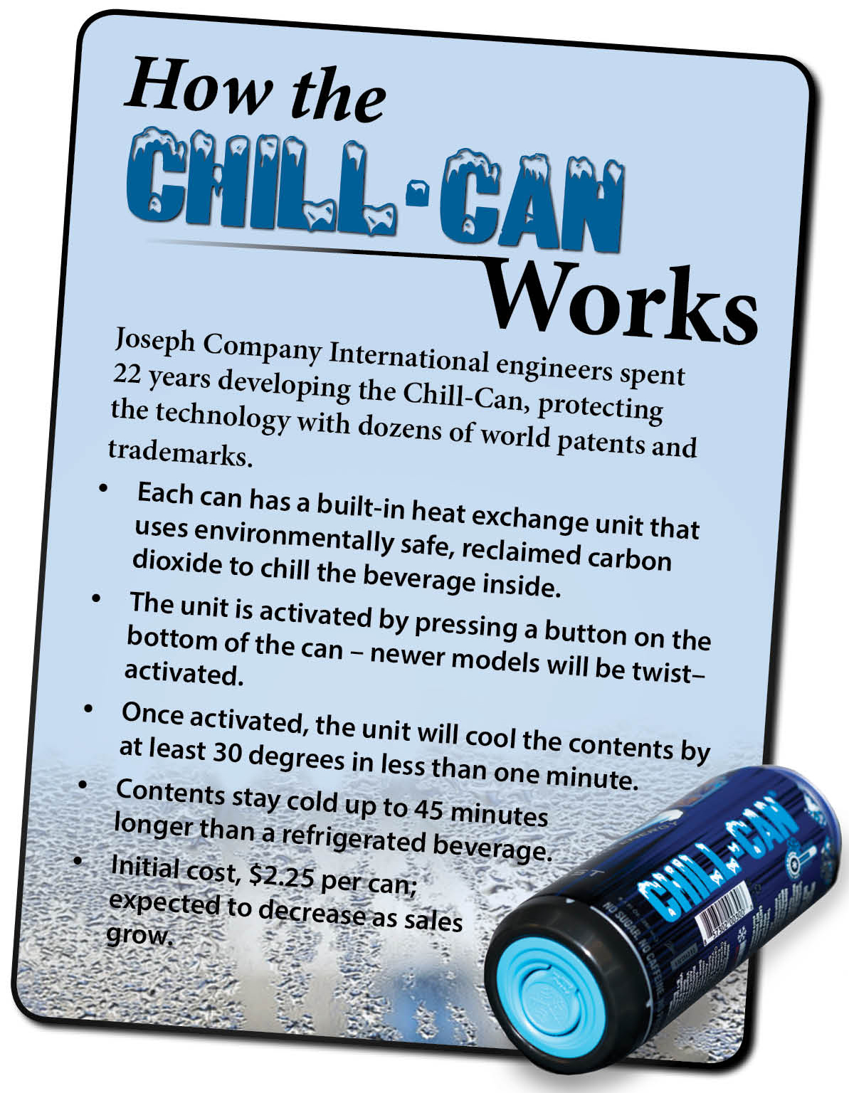How the Chill-Can Works Graphic