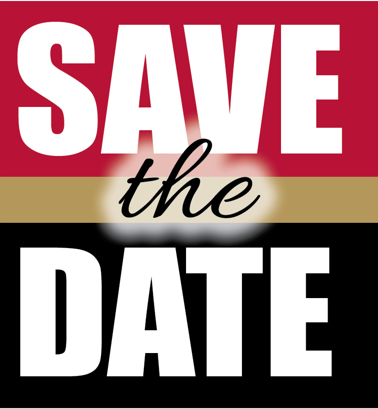 Save the date graphic