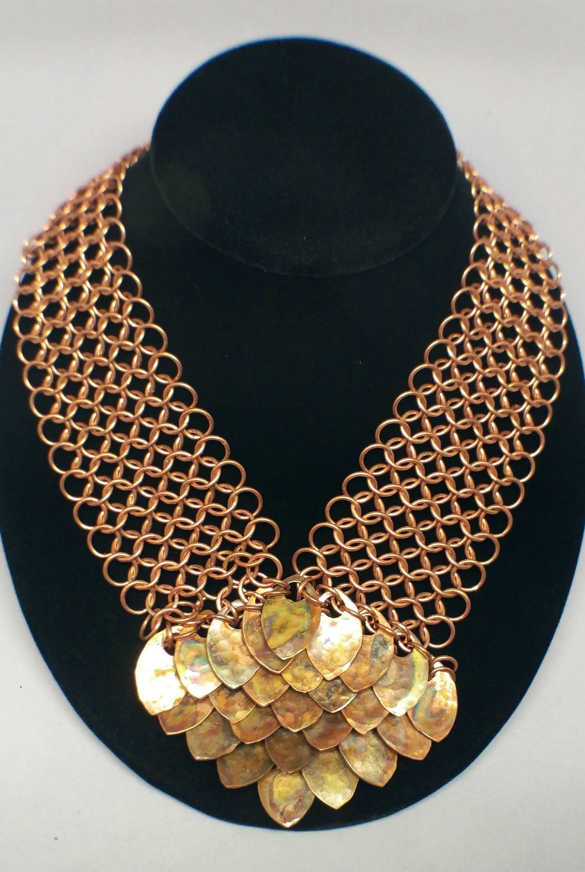 Gold handmade necklace