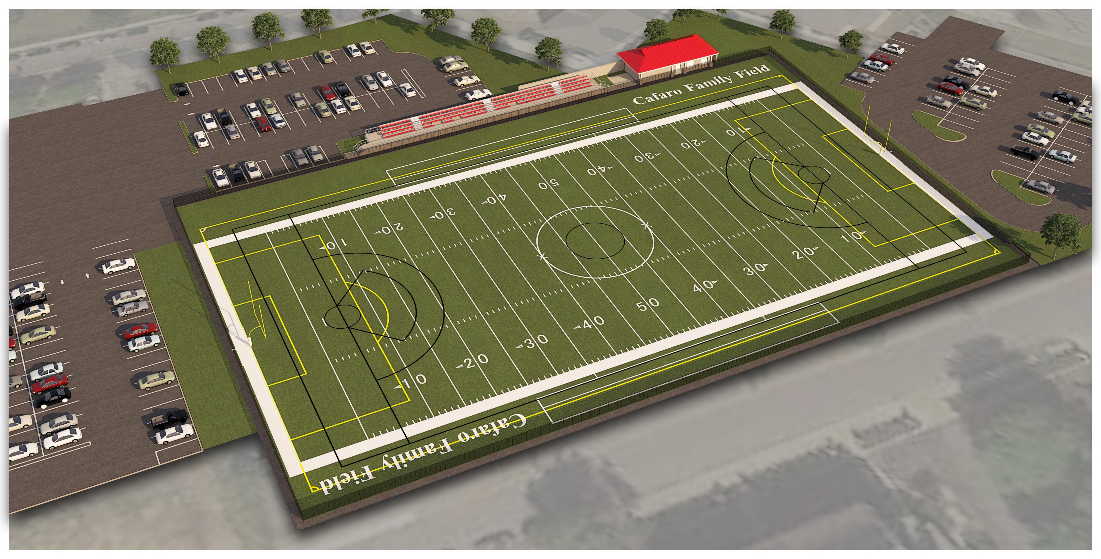 Rendering of the Cafaro Family Field 
