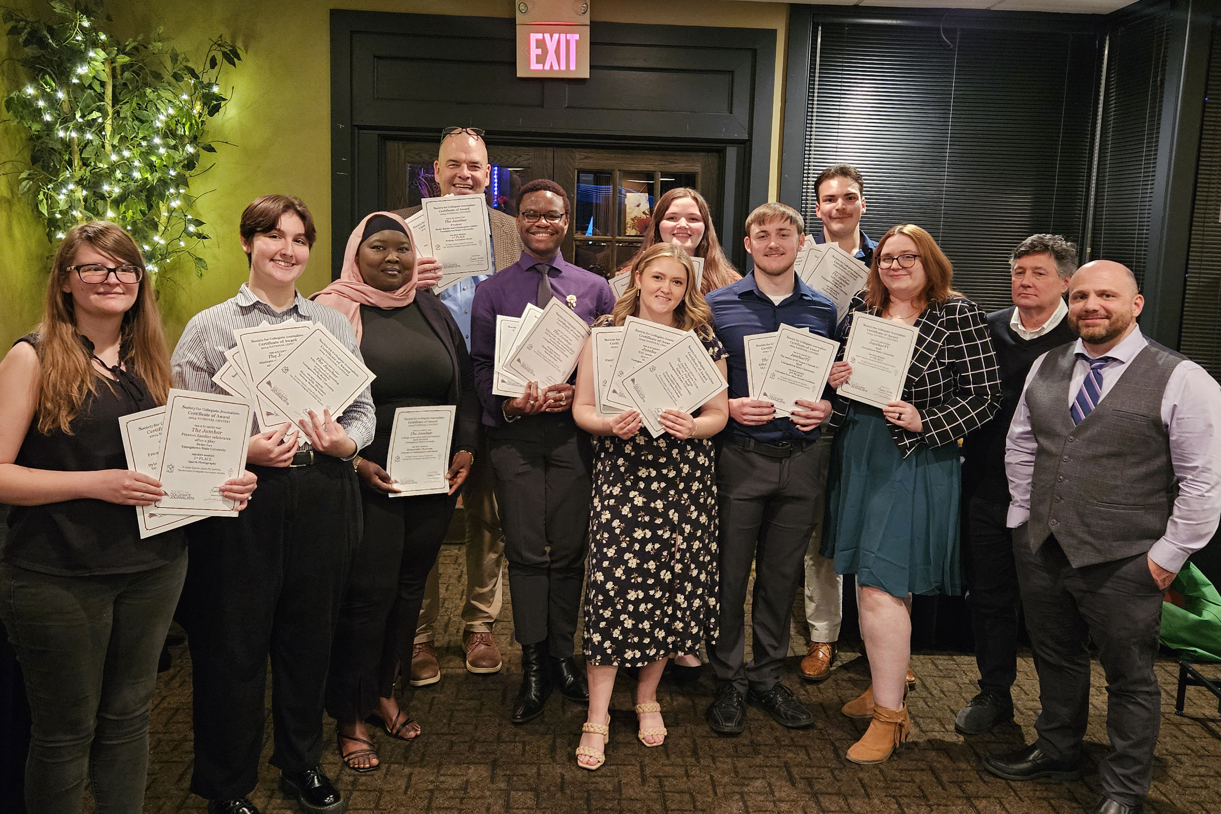 YSU's SCJ awardees