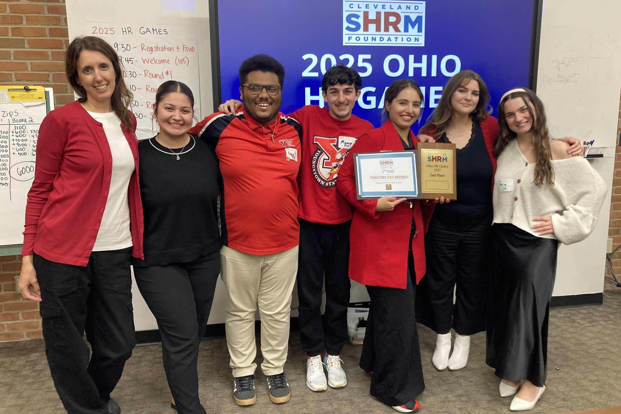 Kimberly Pleva, Lilliana Donatelli, Casey Jenkins, Manny Gingras, Haya Farhan, Madelynn Hanna and MiaCarmela Barber