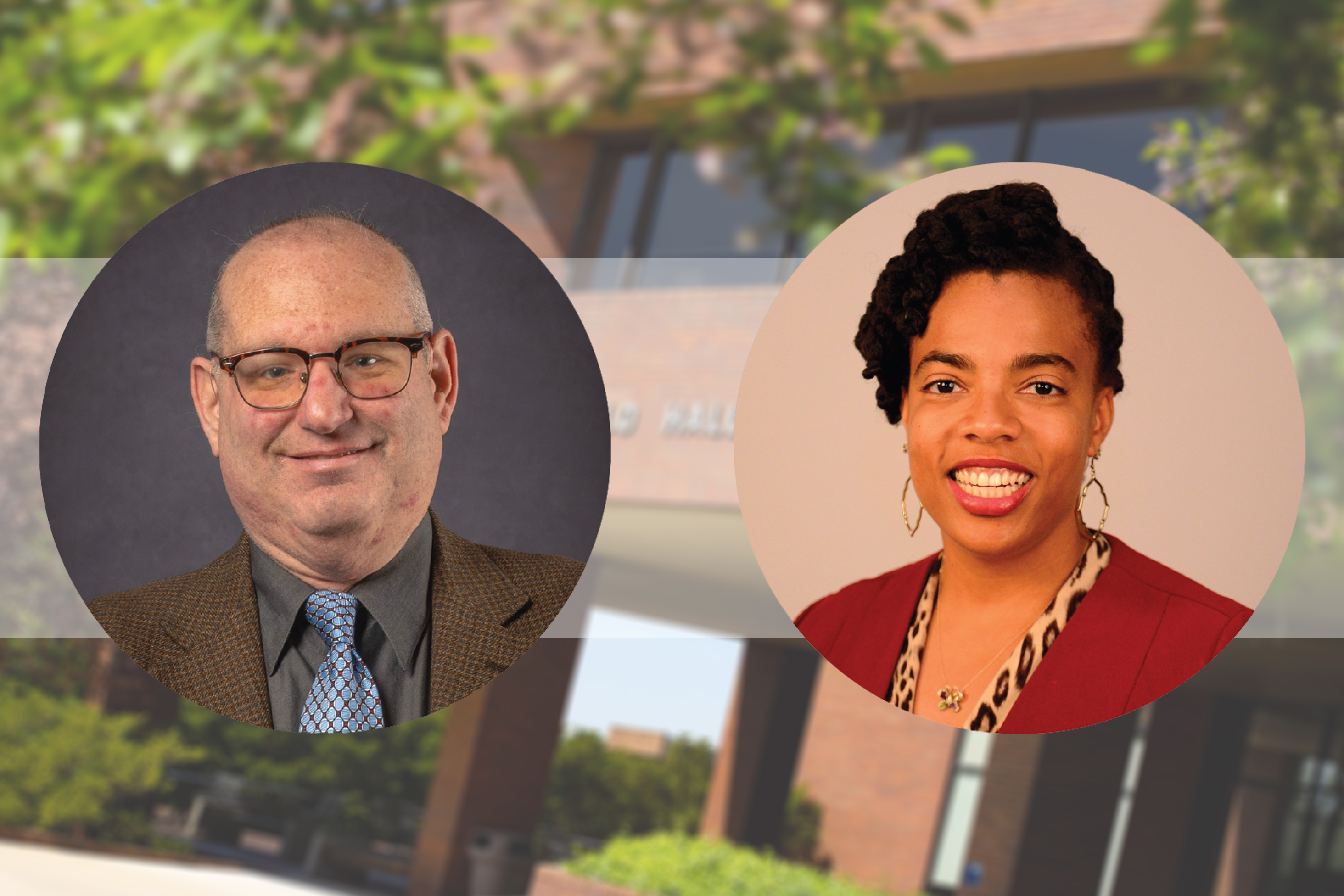 YSU professors Adam Fuller and Cryshanna Jackson Leftwich