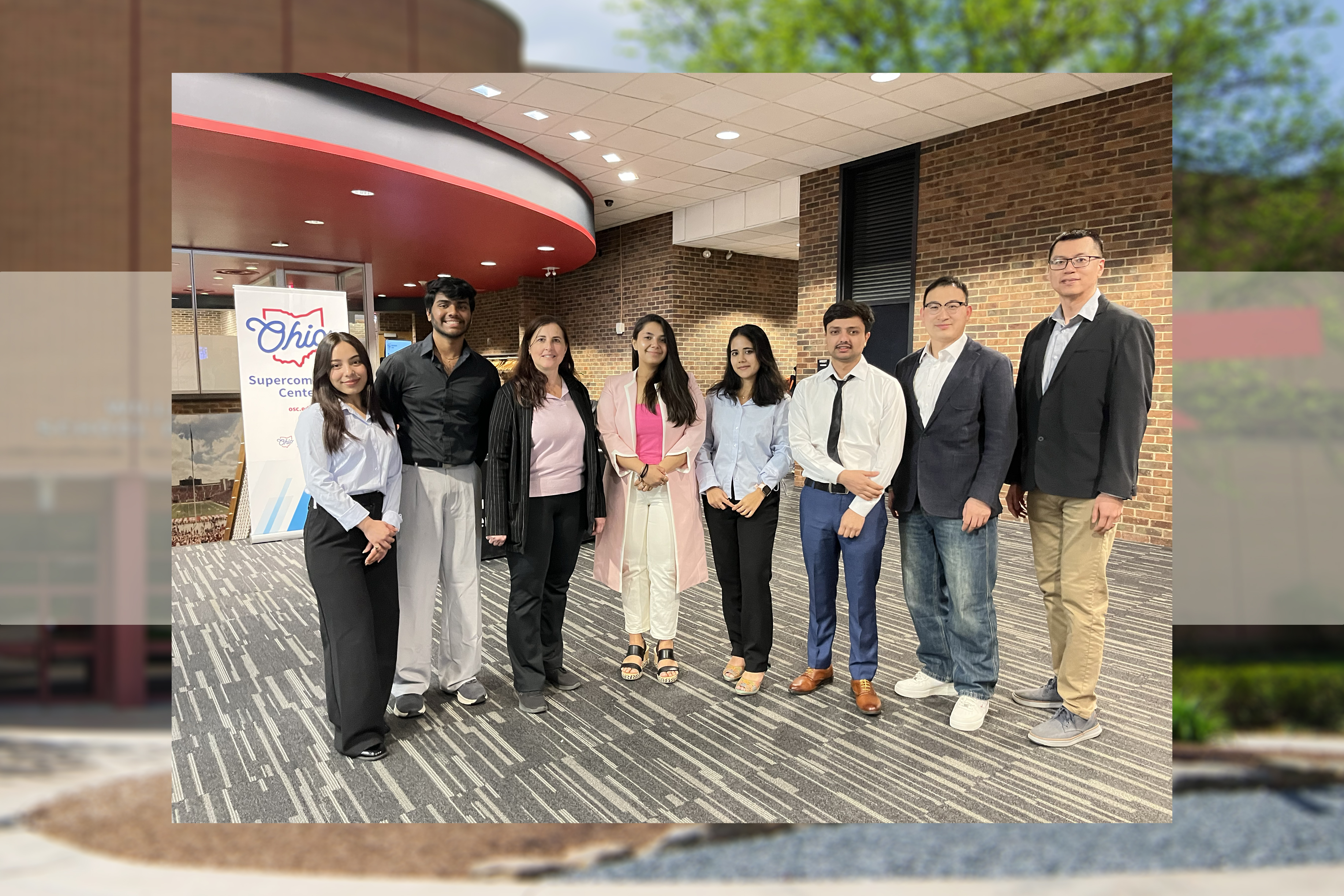 Students and faculty from Youngstown State University’s Department of Computer Science and Information Systems at the 2026 Ohio Supercomputer Center Research Symposium