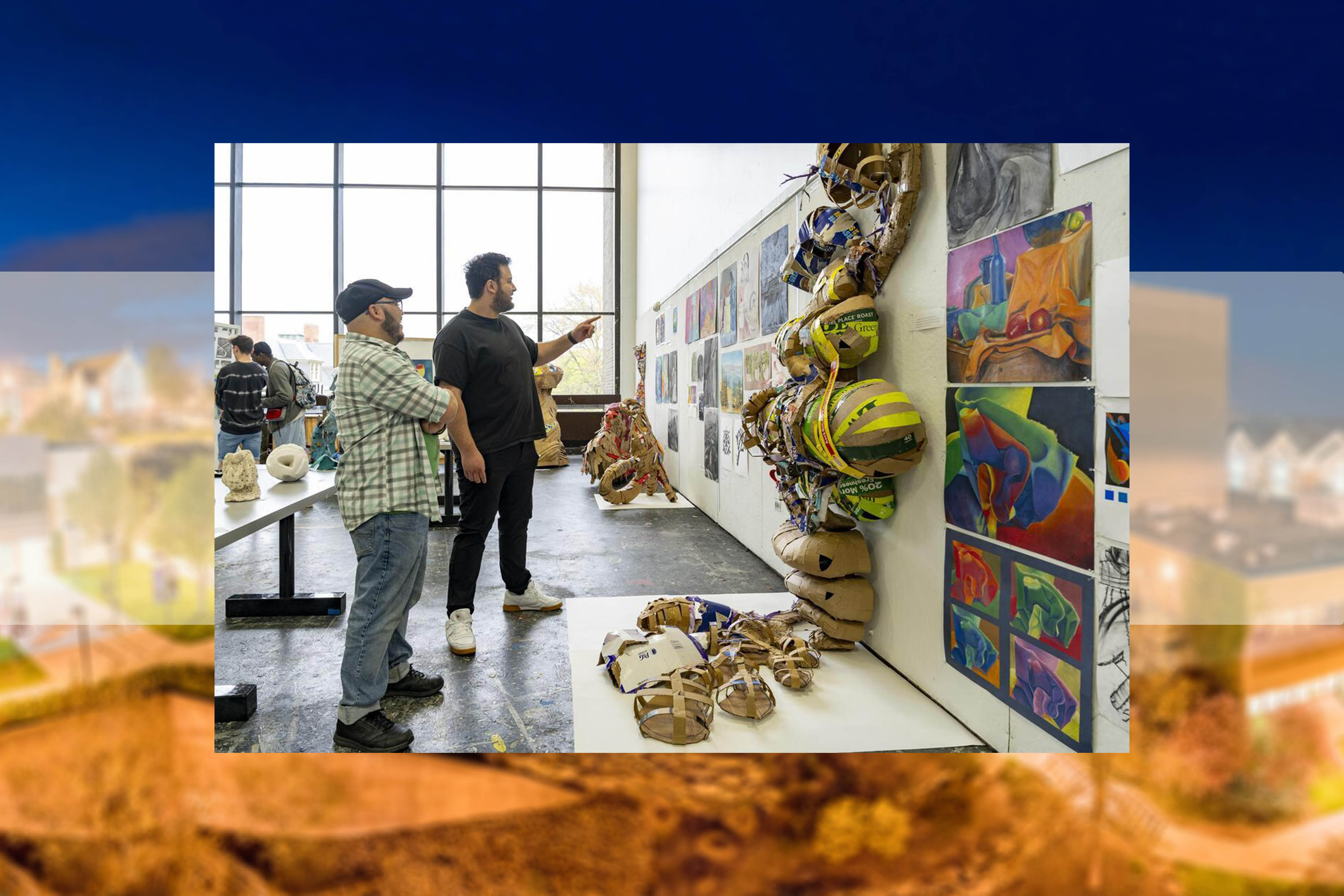 First Year Art portfolio showcase