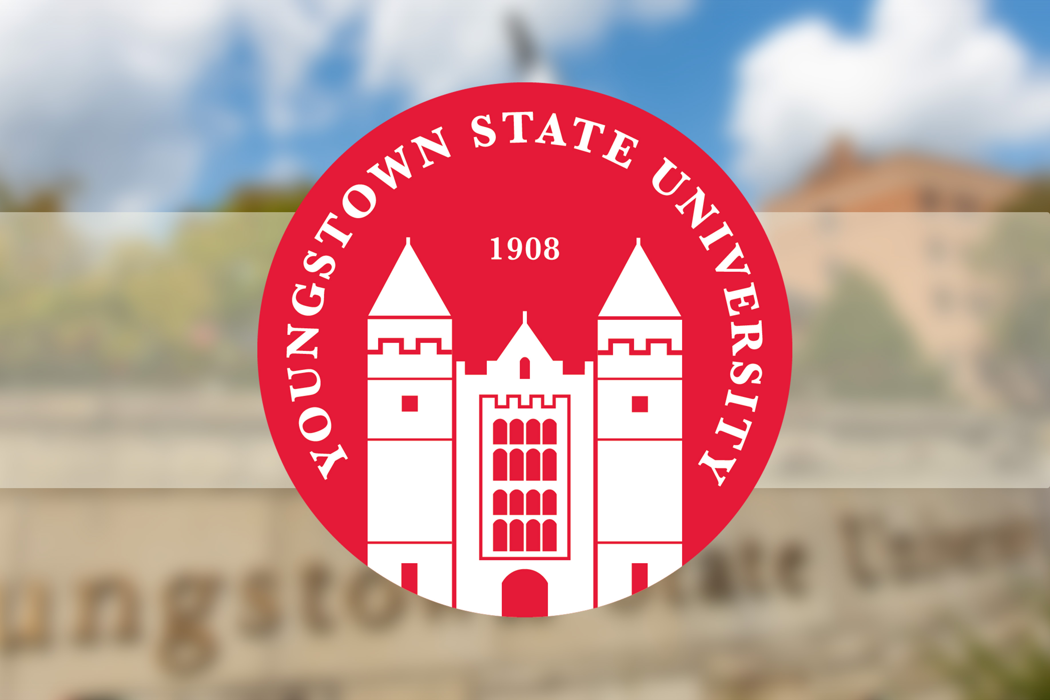 Logo badge Youngstown State University 1908