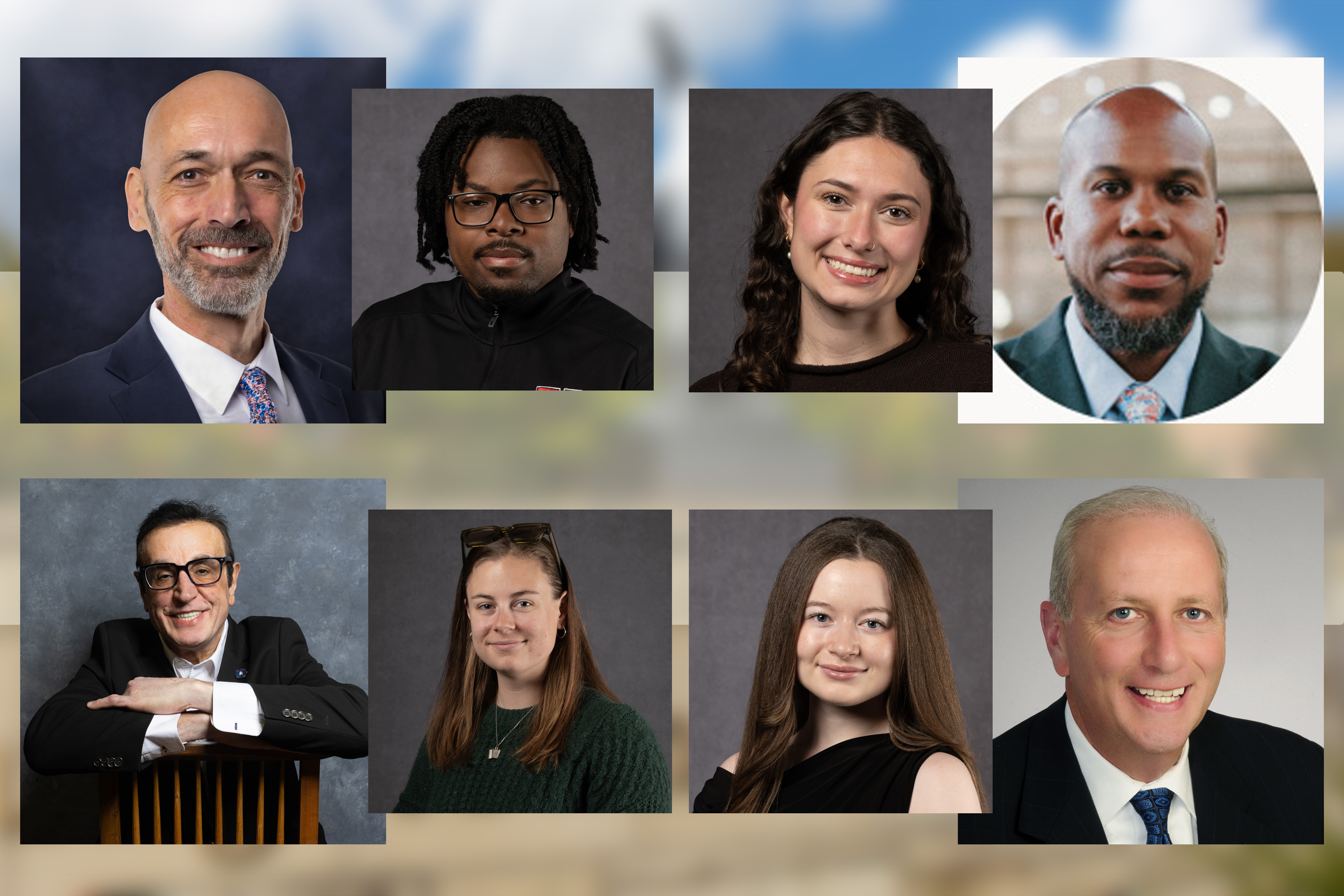 A collage of headshot from all of the Spring 2026 Commencement ceremonies at YSU