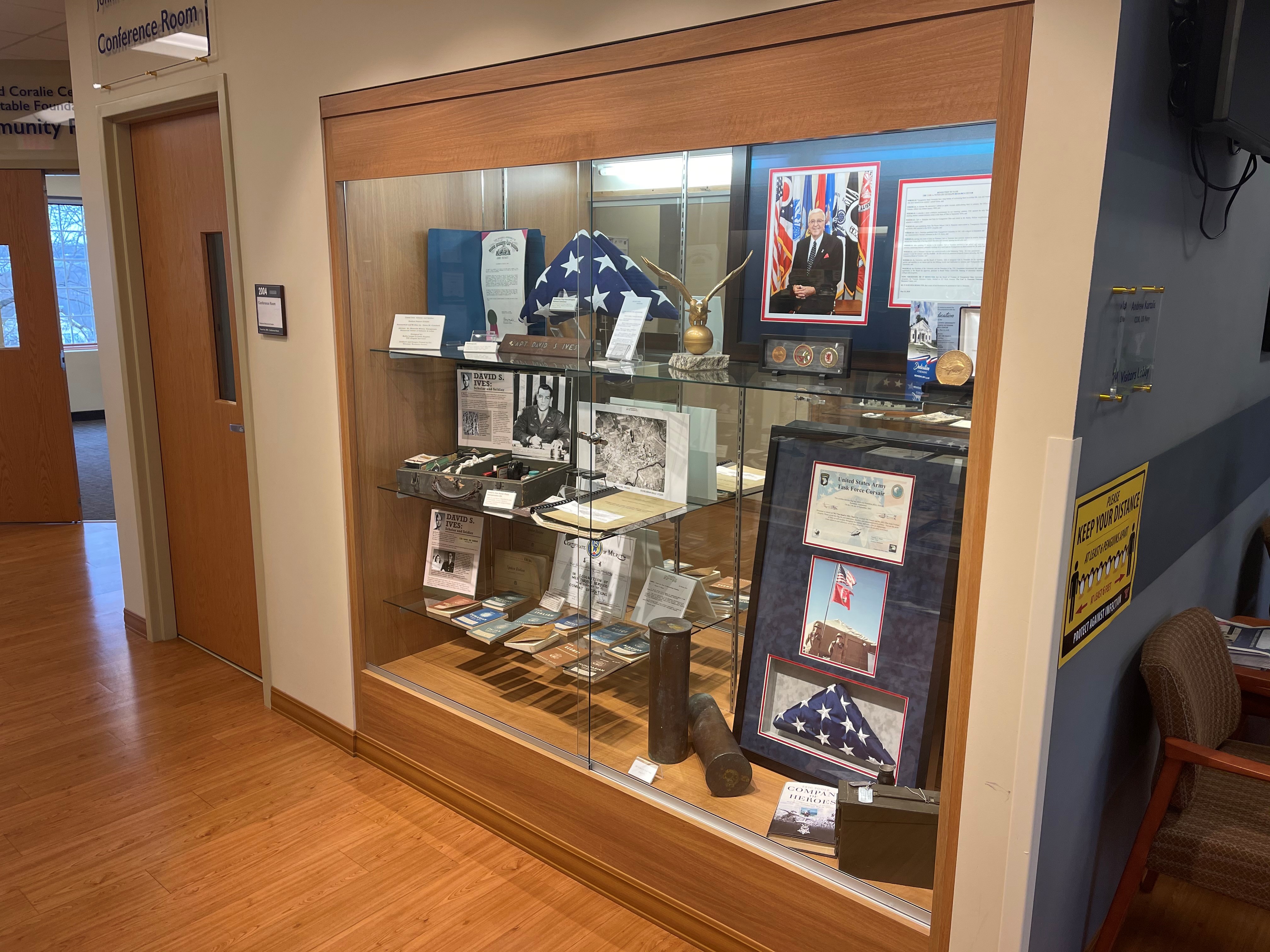 Display Case II in Veterans Resource Center