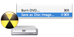 Burn DVD icon.