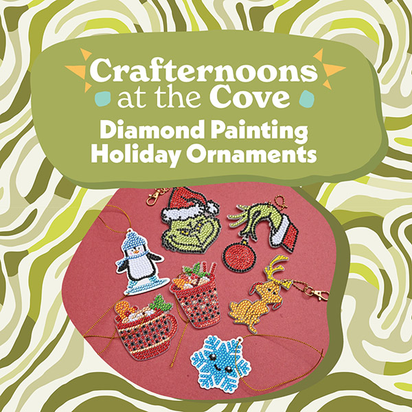 Crafternoons at the Cove | Diamond Painting Holiday Ornaments