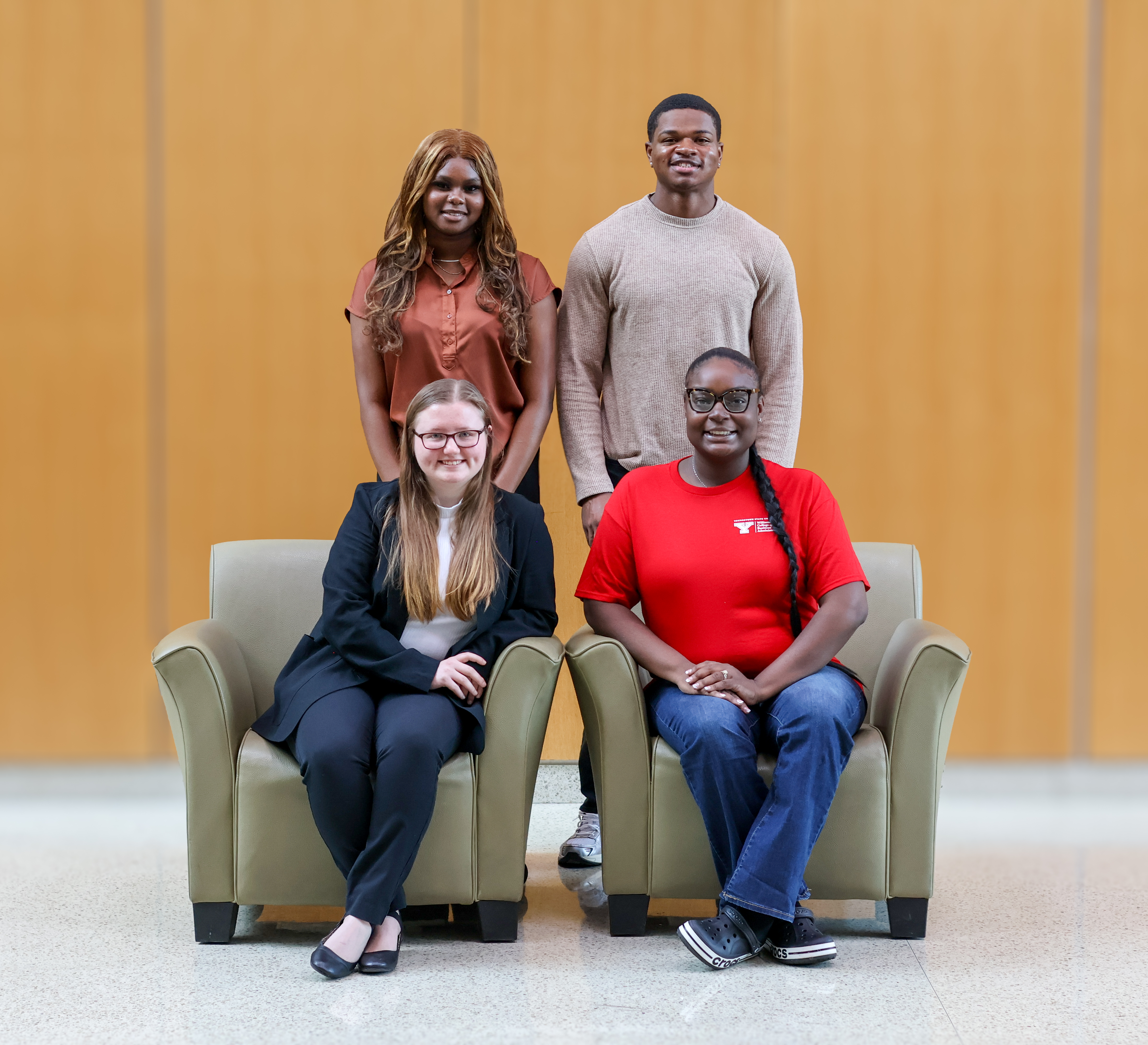 Danuneka Cargill, Tyrone Lindsey III, Aeryonnah Zura, and Talea Littrell