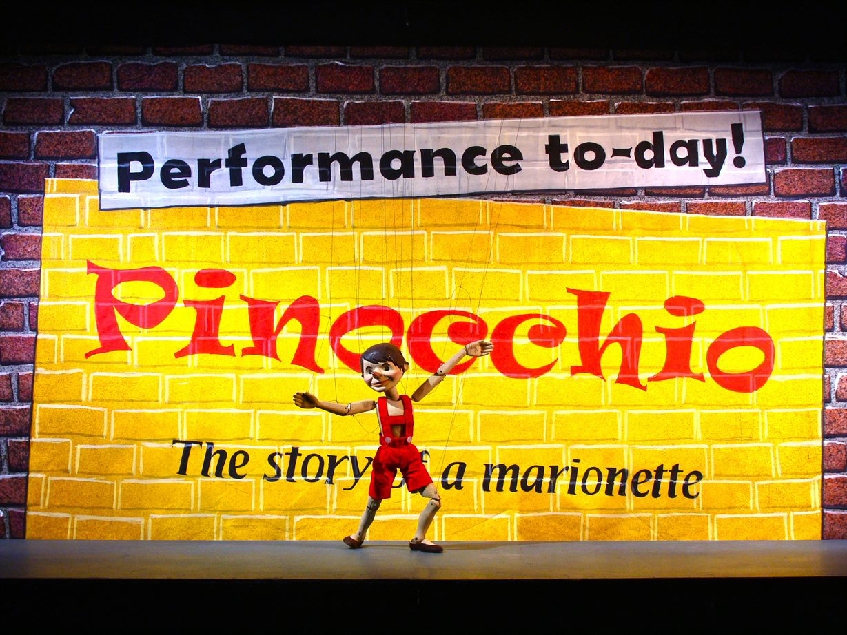 performance of Pinocchio by the National Marionette Theatre.