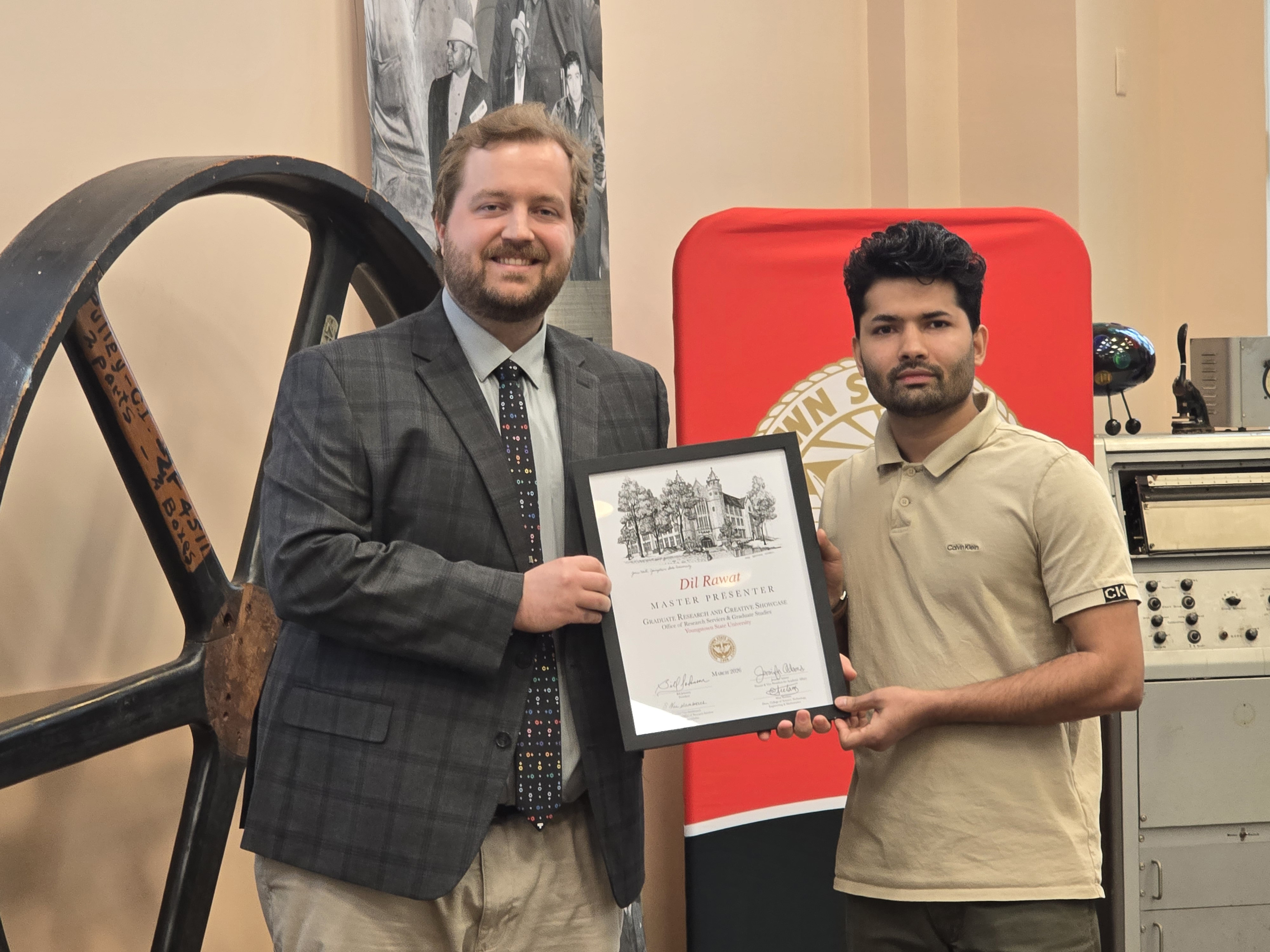 Dil Rawat with advisor Zack While