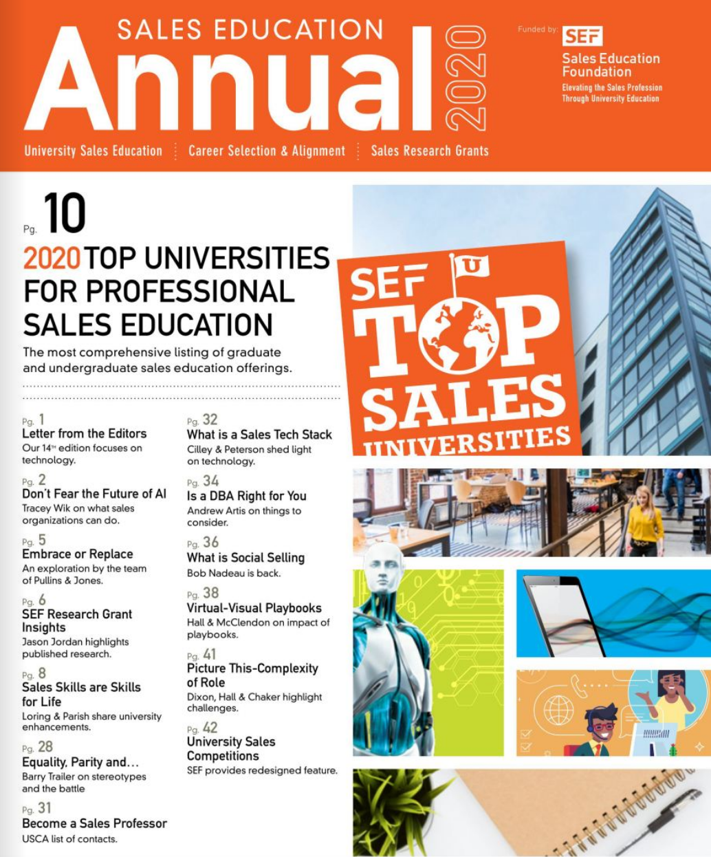 Sales Education Foundation Annual magazine