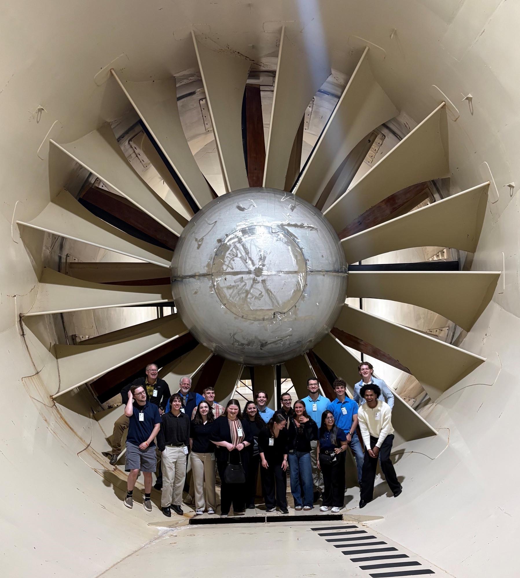 WCBA students enrolled in the Fundamentals of Government Contracting course at the NASA Glenn Research Center