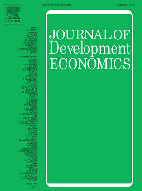 Journal of Development Economics cover 