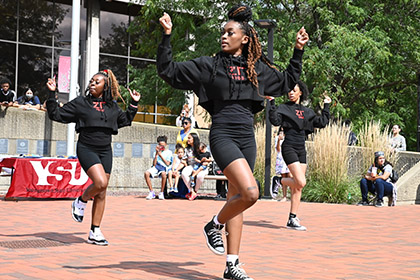 NPHC Yard Show Greek students