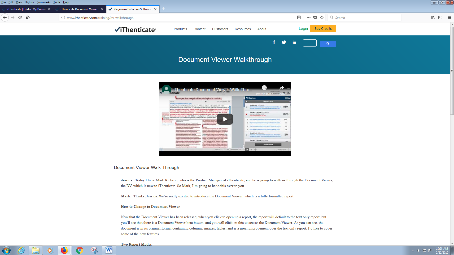 Document Viewer Walkthrough