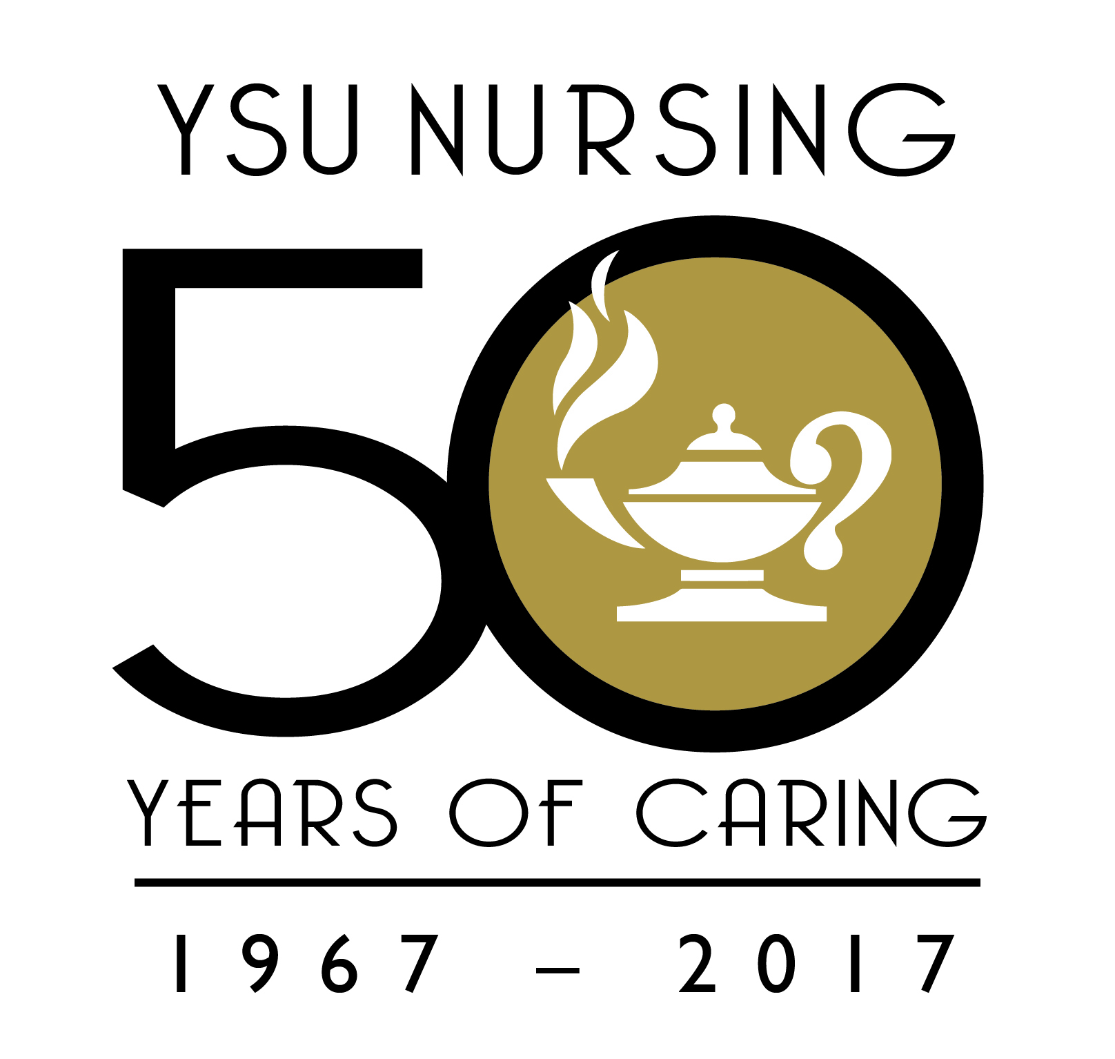 Nursing 50th anniversary logo