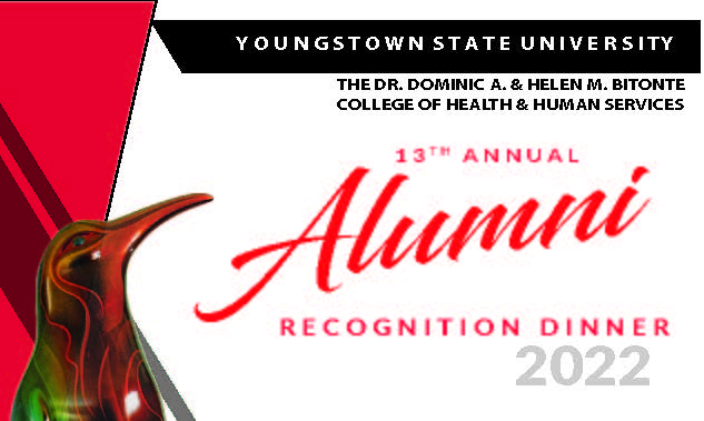 YSU the bitonte college of human & health services 13th annual alumni recognition dinner 2022