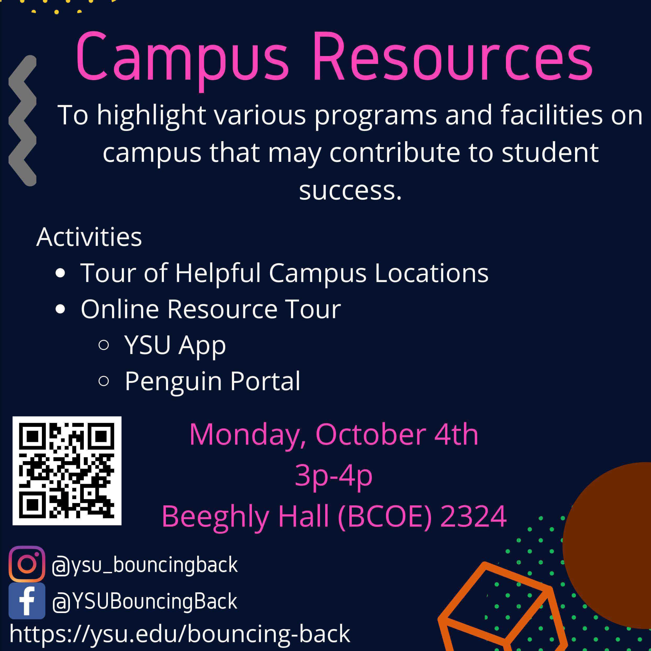Campus Resources event from October 2021