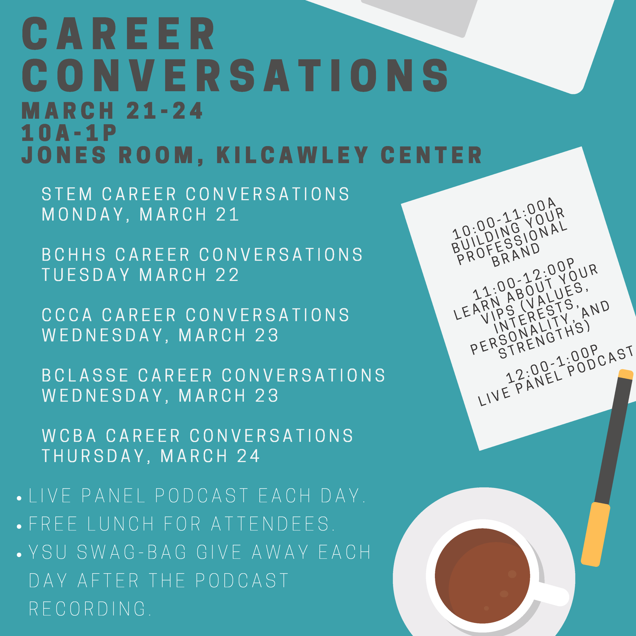 Career Conversations March 21-24