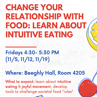 event Change your relationship with food: Learn about intuitive eating