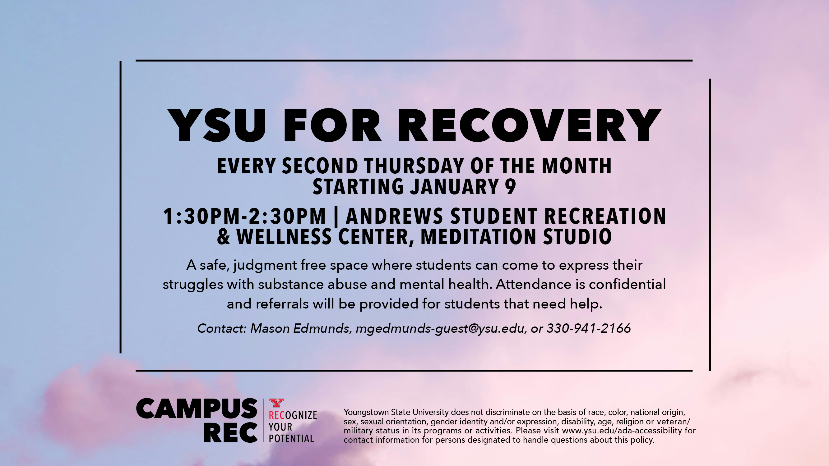 YSU Recovery