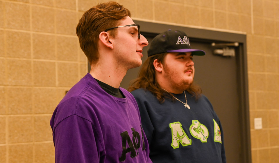 2 members of Alpha Phi Delta