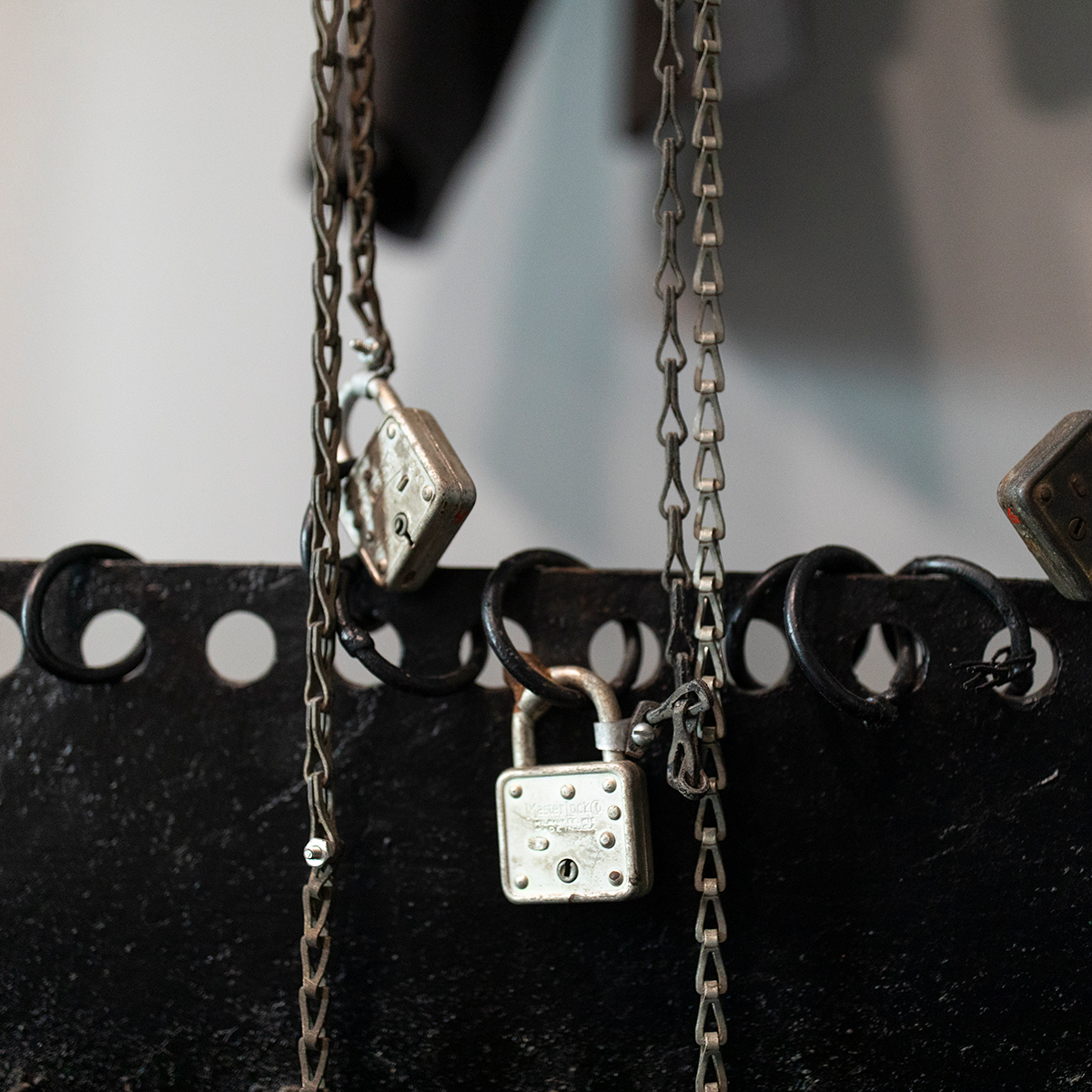 Locks and steel chains from the steel museum