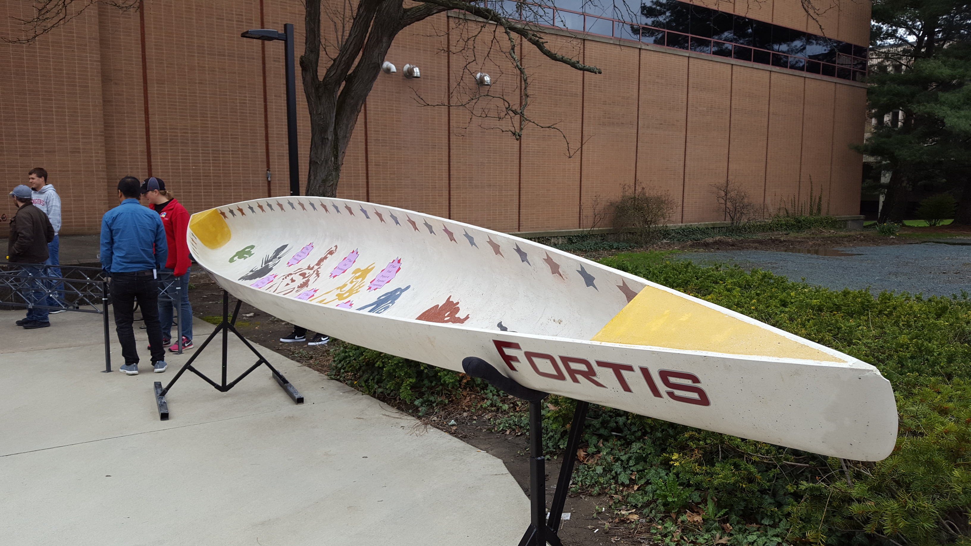 YSU STEM concrete boat