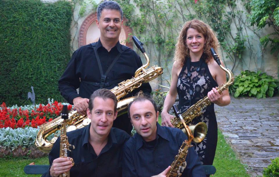 Members of The Transcontinental Saxophone Quartet