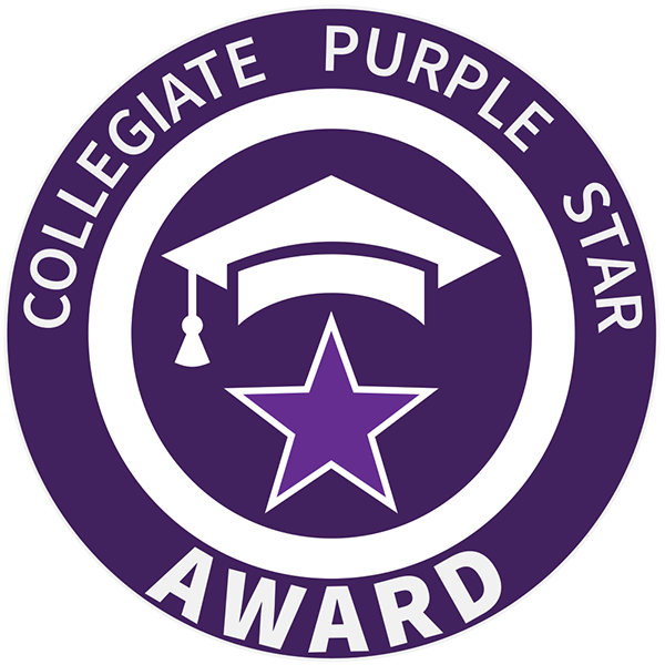 Collegiate Purple Star logo