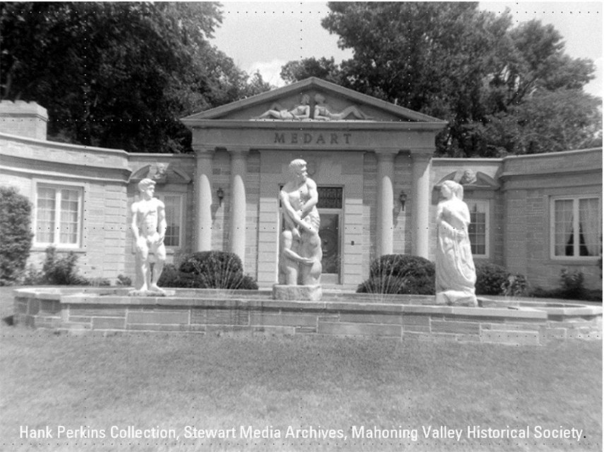 Photo of the Medart building, courtesy of the Mahoning County Historical Society