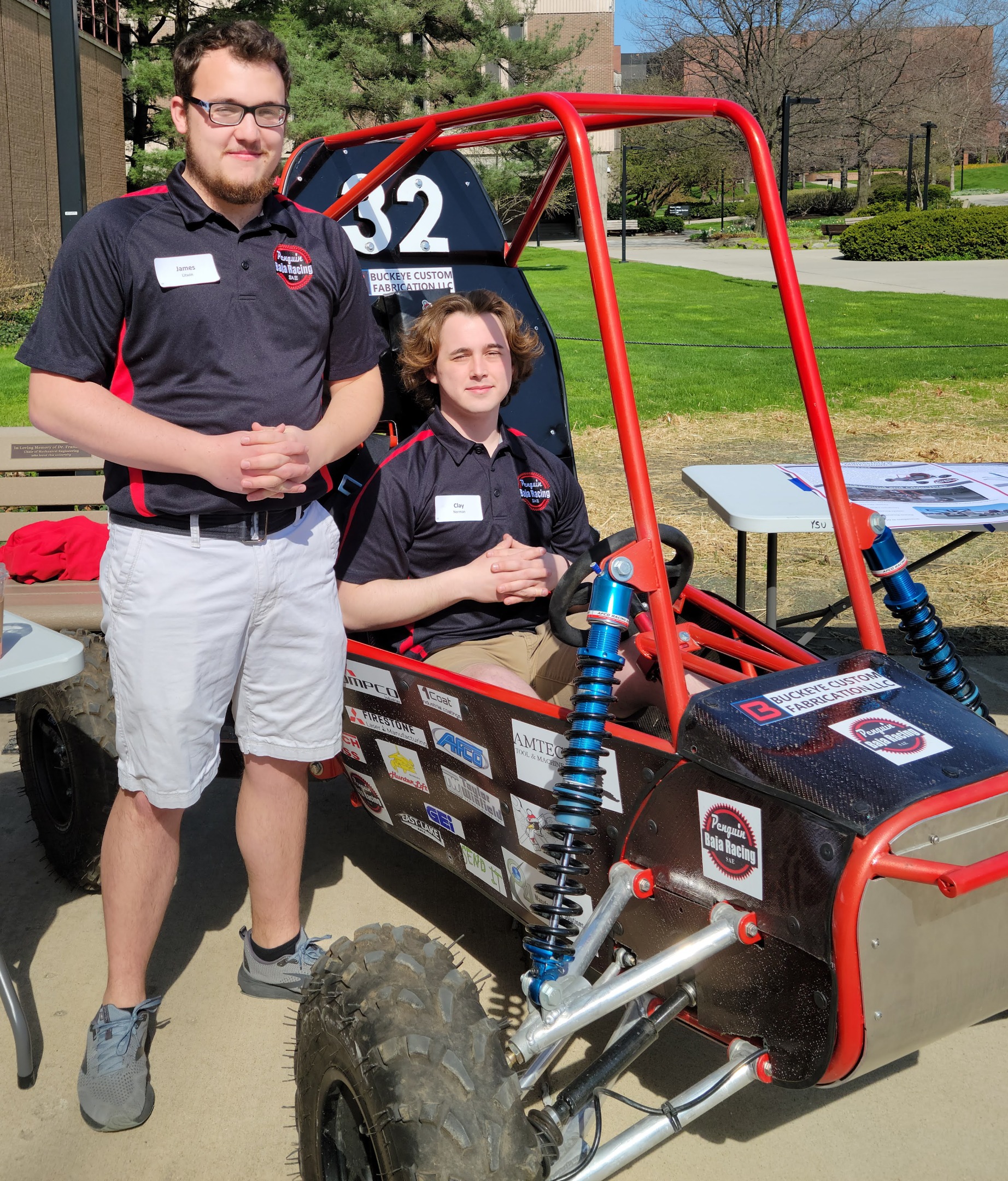 Baja Car students