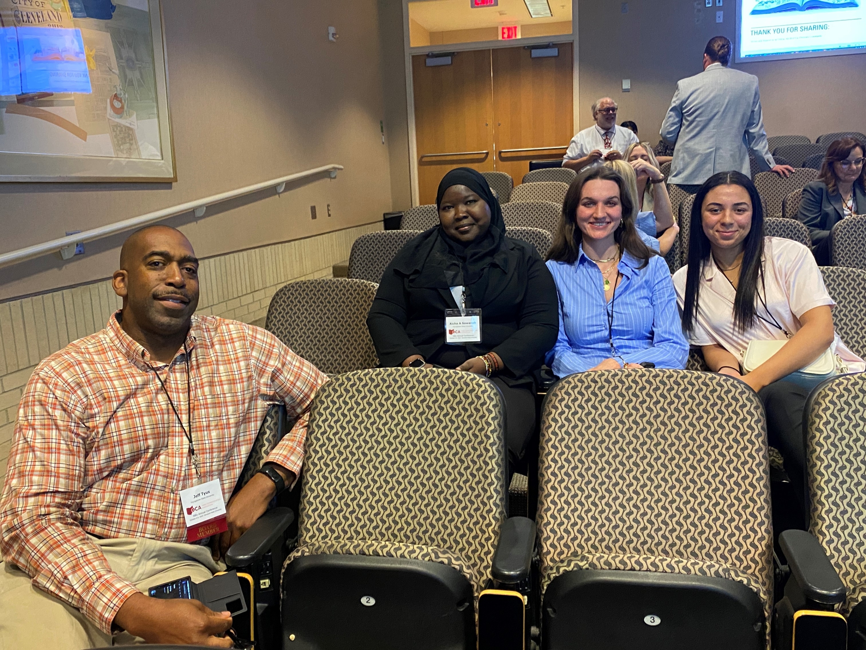 YSU Communication faculty and students at the 2024 Ohio Communication Association conference