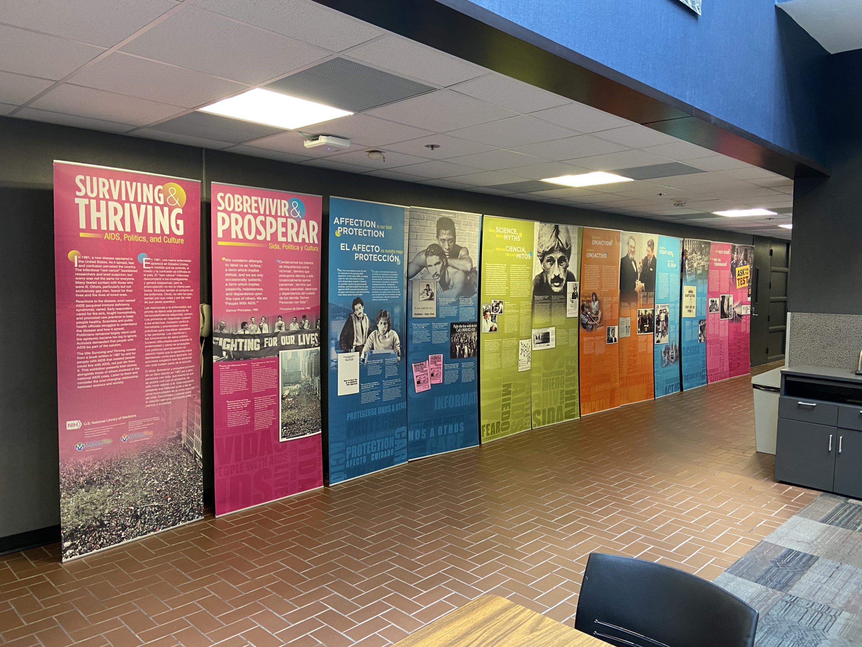 Melnick Medical Museum banner exhibit