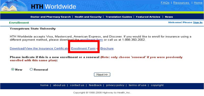  download/view the insurance certificate enrollment form