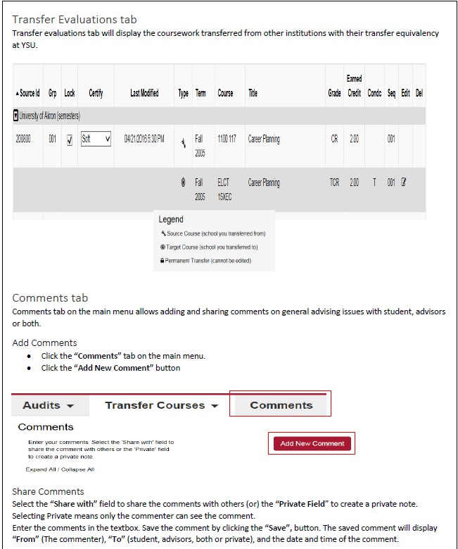 Complete a degree audit ysu