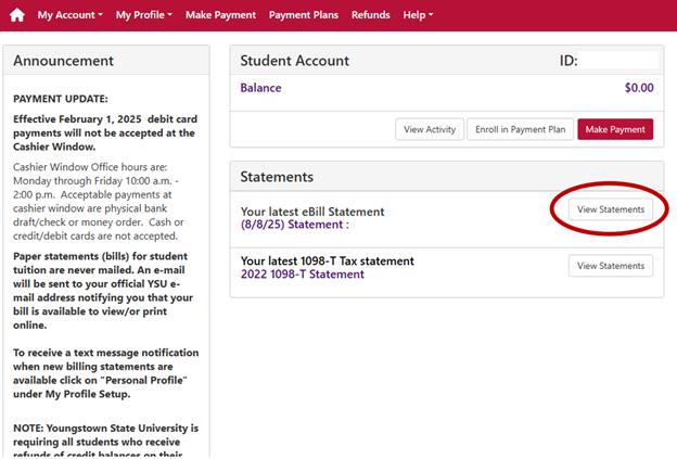 Use the Student Dashboard card