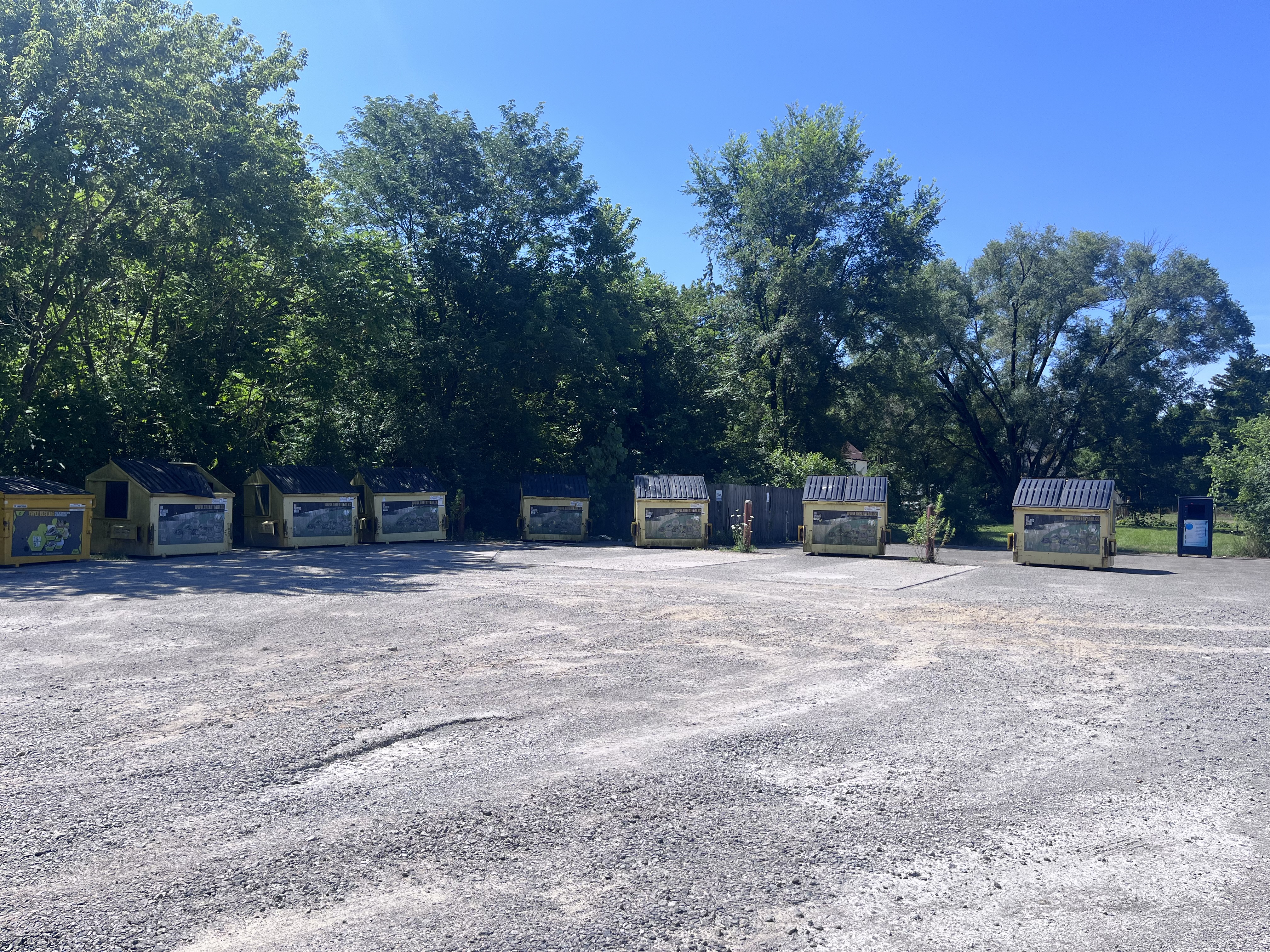 Recycling Bins on Campus