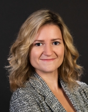 Dina Fabry in a jacket
