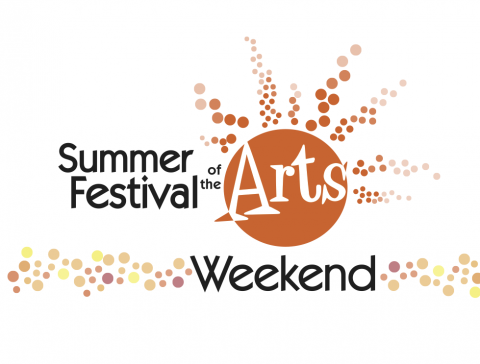 Designed logo by the College of Creative Arts and Communication for the Summer Festival of the Arts Weekend 2017