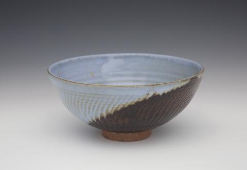 A bowl made from clay