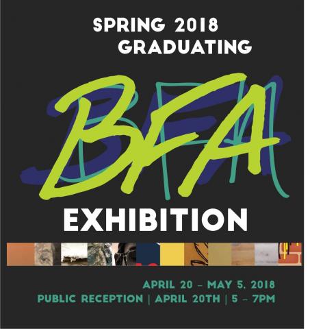 Spring 2018 Graduating BFA Art