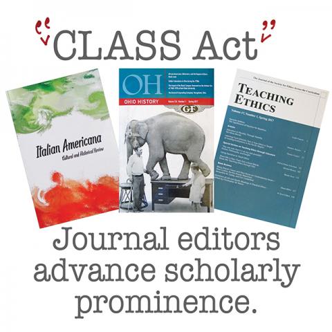 CLASS Act — Journal editors advance scholarly prominence