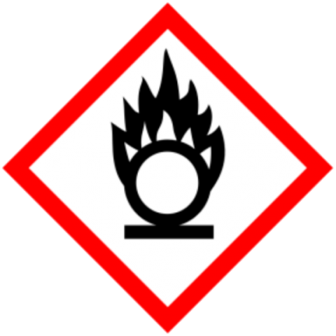 Oxidizer Warning Icon