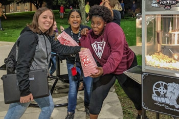 Pop Up with Popcorn on the Lawn