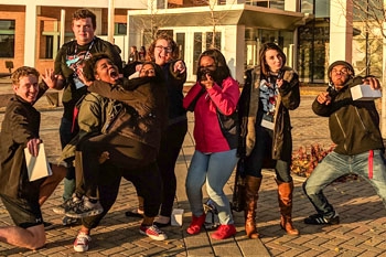 RHA Delegates at the CAACURH Regional Leadership Conference at Wright State University