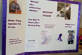 Program for National Recovery Month to bring awareness with guest speakers talking about lived experience